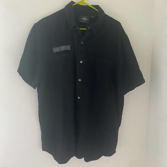 Harley-Davidson Other - Harley Davidson Shirt Men Pocket Button Up Short Sleeve XL